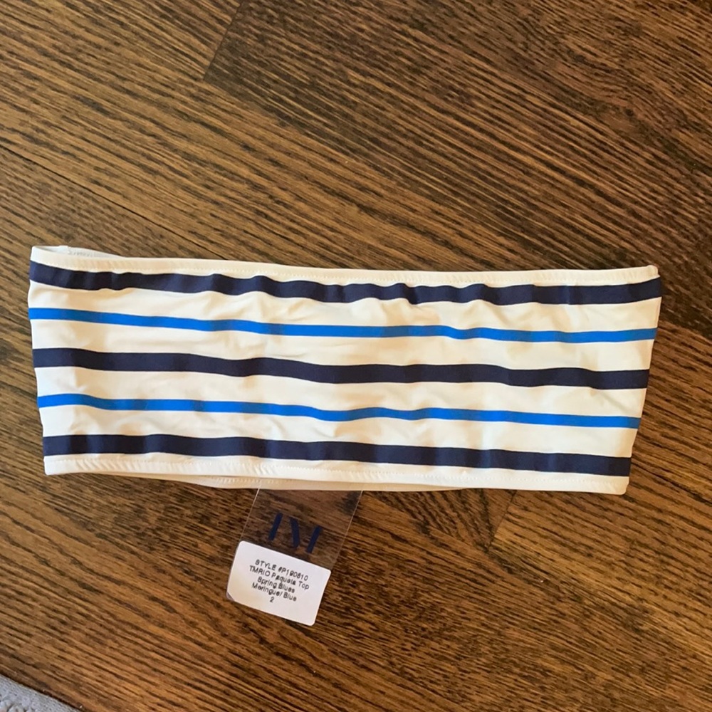 Bandeau bikini top